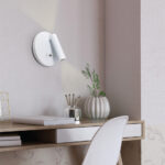 Inlight Επιτοίχιο φωτιστικό LED 12W 3000K από λευκό μέταλλο D:14cm (43418-WH) - Image 4