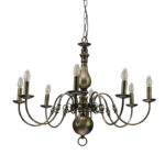 InLight Κρεμαστό φωτιστικό από οξυντέ μέταλλο 8XE14 D:83cm (5309-8)