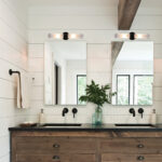 InLight Επιτοίχιο φωτιστικό από μαύρο μέταλλο και αμμοβολή γυαλί 2XG9 D:31,5cm (1050-Μαύρο) - Image 3