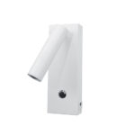 InLight Επιτοίχιο Φωτιστικό LED Λευκό 3W – Spot με USB & Type-C (43037-WH)