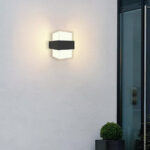 inLight Louise LED 8W CCT Outdoor Wall Lamp Anthracite D:12cmx14cm (80203340) - Image 3