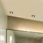 InLight Χωνευτό σποτ από μαύρο μέταλλο 1XGU10 IP44 D:8cm (Χ0009-BL) - Image 2