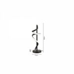 Inlight Επιτραπέζιο φωτιστικό σε μαύρο χρώμα LED 14W D:15x46cm (3062-Black) - Image 2