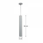InLight Κρεμαστό φωτιστικό από λευκό μέταλλο 1XGU10 D:50cm (4505-WH-ΚΡΕΜΑΣΤΟ) - Image 2