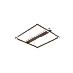 Inlight Φωτιστικό Οροφής LED 35W | 3CCT | 50x50cm | Μαύρο | 3500lm