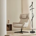 Inlight Επιδαπέδιο φωτιστικό LED σε μαύρο χρώμα απο αλουμίνιο και ακρυλικό - Image 2