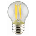 Redpoint ΣΦΑΙΡΙΚΟ LED FILAMENT Ε27 5W WARM ΔΙΑΦΑΝΟ