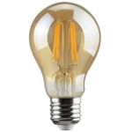 Redpoint ΚΟΙΝΗ LED FILAMENT Ε27 8W WARM DIM. GOLDEN 100 lm/w 360o 2.0