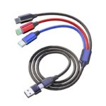 Redpoint ΚΑΛΩΔΙΟ USB 6 ΣΕ 1 (A&C ΣΕ MICRO, C, LIGHTNING) 1,5m - Image 2