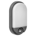 Redpoint 6147R ΦΩΤΙΣΤΙΚΟ LED ΕΞΩΤΕΡΙΚΟ ΟΒΑΛ+ΑΝΙΧΝ.ΚΙΝΗΣΗΣ&ΦΩΤΟΣ 119/212/44 ΓΚΡΙ 15W 4000K IP54 ORNO