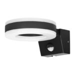 Redpoint 6205 ΦΩΤΙΣΤΙΚΟ LED ΕΞΩΤΕΡΙΚΟ ΕΠΙΤΟΙΧΟ ΜΕ ΑΝΙΧΝΕΥΤΗ ΚΙΝΗΣΗΣ 196/150/82 ΜΑΥΡΟ 20W 4000K IP65 ORNO