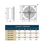 Redpoint 007-0341A WB-S ΒΙΟΜΗΧΑΝΙΚΟΣ ΕΞΑΕΡΙΣΤΗΡΑΣ ΜΕΤΑΛΛΙΚΟΣ Φ315 110W ΛΕΥΚΟΣ DOSPEL - Image 2