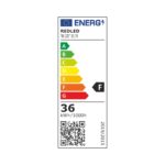 Redpoint 'BELIZE' Φ380*90 36W ΞΥΛΟ ΦΩΤΙΣΤΙΚΟ ΟΡΟΦΗΣ ΜΕ ΔΥΝΑΤΟΤΗΤΑ ΚΡΕΜΑΣΤΗΣ ΤΟΠΟΘΕΤΗΣΗΣ - Image 2