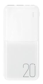 XO PR252 Lighted Mobile Power 20000mAh Λευκό