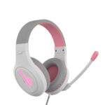 Meetion MT-HP021 Gaming Ακουστικά Άσπρο + Ρόζ - Image 3
