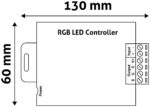 Avide LED Ταινία 12V 216W RGB 5 Πλήκτρα RF Τηλεχειριστήριο Αφής και Ελεγκτής - Image 2