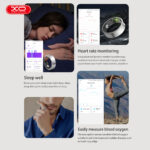 XO RS01 Smart Δαχτυλίδι Μέγεθος 10 Χρυσό - Image 5