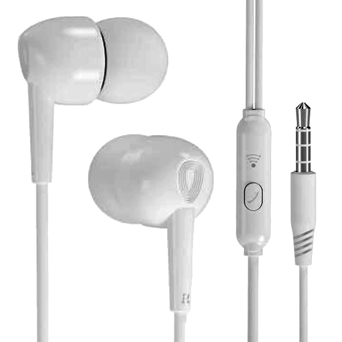16.002.0036 XO EP37 In-ear Handsfree 1.15μ Άσπρο - Image 1
