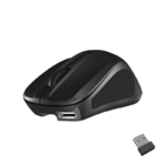 Meetion MT-MINIGO Silent Mini 2.4G Optical Ασύρματο Ποντίκι Μαύρο - Image 2