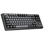 Meetion MT-MK14 Μηχανικό Πληκτρολόγιο Gaming Ενσύρματο & Ασύρματο με Bluetooth και 2.4G RGB Μαύρο US