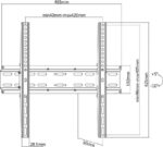 ATC Βάση TV Επιτοίχια ATC-2544 32'' - 55" - Image 2