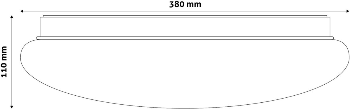 Avide LED Μοντέρνα Πλαφονιέρα Οροφής Cordelia 24W 380*110.0mm Ψυχρό 6400K - Image 3