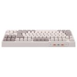 Meetion MT-MK14 Μηχανικό Πληκτρολόγιο Gaming Ενσύρματο & Ασύρματο με Bluetooth και 2.4G RGB Λευκό US - Image 3