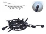 Entac Χριστουγεννιάτικα Λαμπάκια Επέκταση IP44 360 LED Βροχή Ψυχρό 8m (Χωρίς Τροφοδοτικό) - Image 2