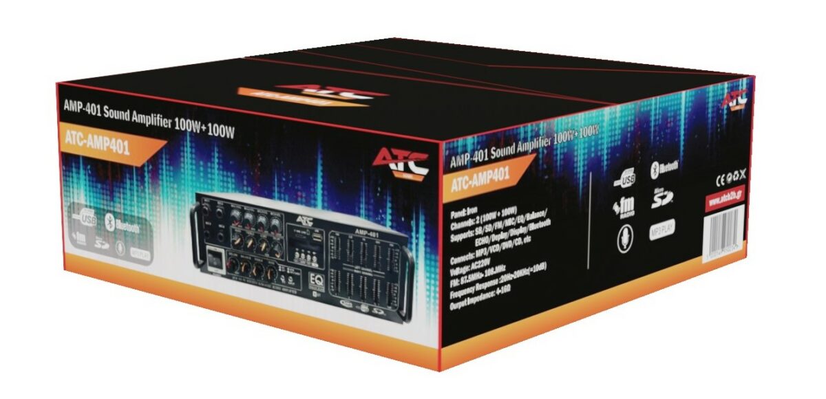 ATC AMP-401 Ενισχυτής Ήχου 100W+100W - Image 2