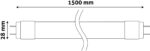 Avide LED Τύπου Φθορίου 24W G13 1500mm Θερμό 3000K - Image 2