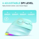 Meetion MT-BTM010R Δεξί Εργονομικό Ασύρματο Ποντίκι Πράσινο - Image 5