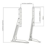 ATC Βάση TV Επιτραπέζια ATC-2370 23"-70" - Image 7