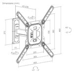 Brateck Βάση TV Επιτοίχια LPA81-441 - Image 3