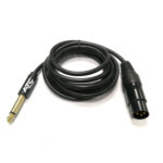 ATC HQ 6.35mm Mono / Canon Male Cable 2m - Image 3
