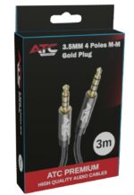 ATC HQ 3.5mm 4 Pin M/M Cable 3m - Image 2