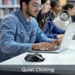 Meetion Ασύρματο Ποντίκι Office MT-BTM007 με Bluetooth & 2.4G Γκρι - Image 19