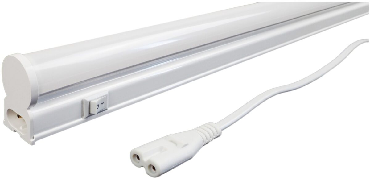 Avide LED T5 Πάγκου Κουζίνας 6W 300mm Θερμό 3000K Με Πρίζα - Image 1