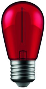Avide LED Διακοσμητική Λάμπα Filament 1W E27 Κόκκινο - Image 2