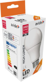 Avide LED Κοινή A60 11W E27 240° Λευκό 4000K Ντιμαριζόμενο