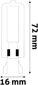 Avide LED 5W G9 COB WW 3000K Ντιμαριζόμενο - Image 4