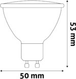 Avide LED Σπότ Αλουμίνιο + Πλαστικό 7W GU10 Θερμό 2700K - Image 4