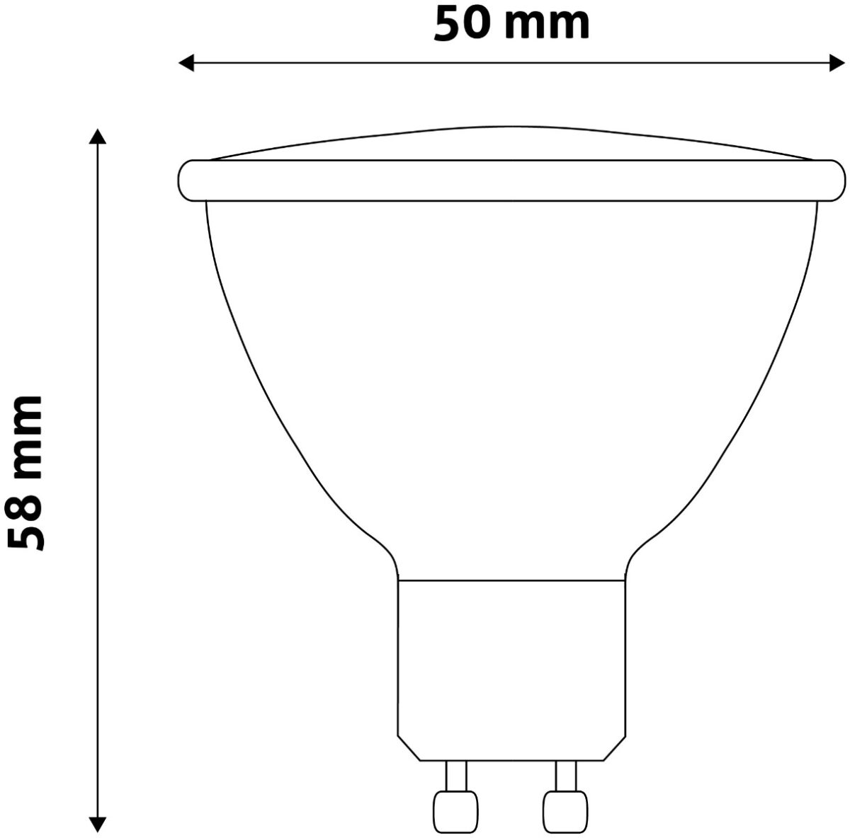Avide LED Σπότ Πλαστικό 7W GU10 Λευκό 4000K Ντιμαριζόμενο - Image 3