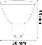 Avide LED Σπότ Αλουμίνιο + Πλαστικό 2.5W GU10 Θερμό 3000K Super Υψηλής Φωτεινότητας - Image 3