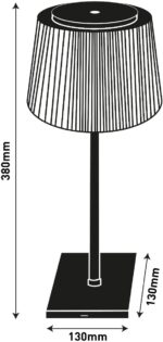 Avide LED Φωτιστικό Γραφείου Μαύρο USB 4W - Image 3