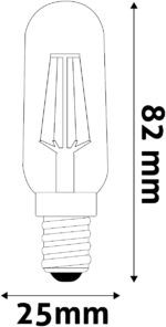 Avide LED Filament T25 2W E14 Λευκό 4000K - Image 3