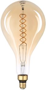 Avide LED Jumbo Rialto 8W E27 2400K Ντιμαριζόμενο 160x320mm - Image 2