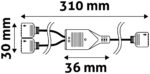 Avide LED Ταινία 12V RGB+W Διπλής Κατεύθυνσης Σύνδεση 30cm - Image 2