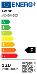 Avide Ταινία LED D-COB 24V 12W 6400K CW IP44 10m - Image 2
