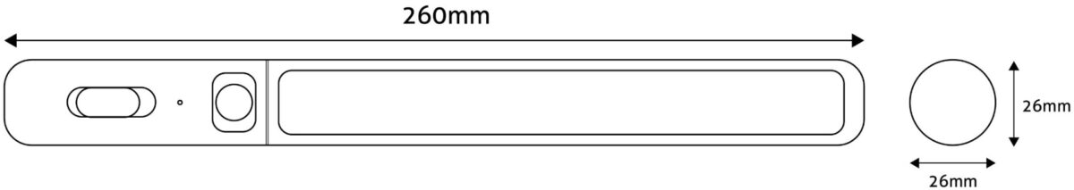 Avide LED Ταινία Cabinet Light 0.7W PIR 3000K 3xAA (Δεν Περιλαμβάνει) - Image 3
