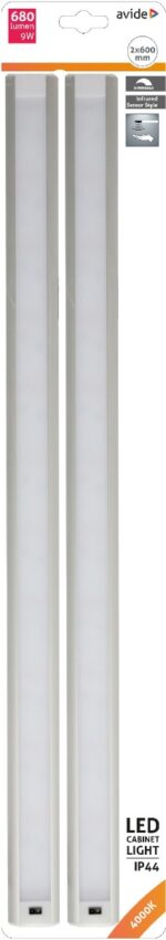 Avide LED Ταινία Cabinet Light 9W SMD2835 4000K IP44 2X60cm  + Αισθητήρας Κίνησης - Image 2